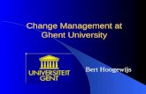 Change Management at Ghent University