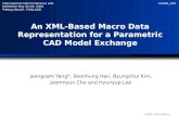An XML-Based Macro Data Representation for a Parametric CAD Model Exchange