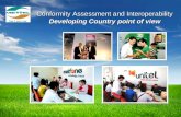 Conformity Assessment and Interoperability Developing Country point of view