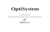 OptiSystem Getting Started  Optical Communication System Design Software