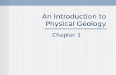 An Introduction to Physical Geology