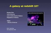 A galaxy at redshift 10?