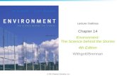 Lecture Outlines Chapter 14 Environment: The Science behind the Stories  4th Edition