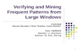 Verifying and Mining Frequent Patterns from Large Windows