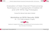 Thomas Plos, Michael Hutter, Martin Feldhofer Workshop on RFID Security 2008