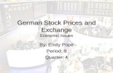German Stock Prices and Exchange Economic Issues