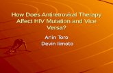 How Does Antiretroviral Therapy Affect HIV Mutation and Vice Versa?