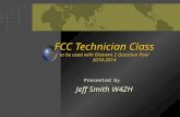FCC Technician Class to be used with Element 2 Question Pool 2010-2014