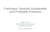 Pathways Towards Sustainable and Profitable Fisheries