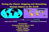 Paving the Planet: Mapping and Monetizing Human Impact on the Earth