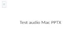 Test audio Mac PPTX