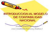 INTRODUCCION AL MODELO DE CONTABILIDAD NACIONAL