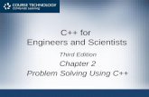 Chapter 2 Problem Solving Using C++