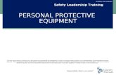 PERSONAL PROTECTIVE  EQUIPMENT