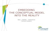 EMBEDDING  THE CONCEPTUAL MODEL INTO THE REALITY