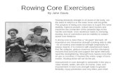 Rowing Core Exercises By John Davis