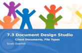 7.3 Document Design Studio Client Documents, File Types