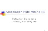 Association Rule Mining (II)