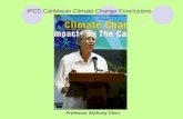 IPCC Caribbean Climate Change Conclusions