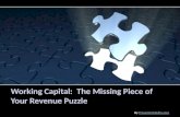 Working Capital:  The Missing Piece of Your Revenue Puzzle
