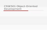 CSSE501 Object-Oriented Development