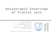 Anisotropic Coverings of Fractal sets
