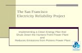 The San Francisco  Electricity Reliability Project
