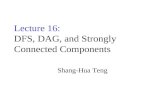 Lecture 16: DFS, DAG, and Strongly Connected Components