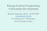 Energy/Carbon Footprinting Curriculum Development
