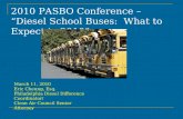 2010 PASBO Conference – “Diesel School Buses:  What to Expect in 2010”