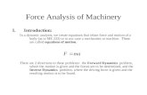 Force Analysis of Machinery