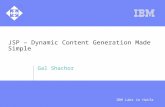 JSP – Dynamic Content Generation Made Simple