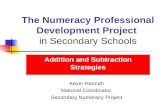 The Numeracy Professional Development Project  in Secondary Schools