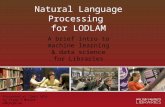 Natural Language  Processing  for LODLAM