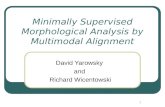 Minimally Supervised Morphological Analysis by Multimodal Alignment