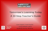 Tomorrow’s Learning Today A 10 Step Teacher’s Guide