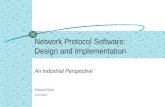 Network Protocol Software: Design and Implementation