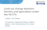 Land use change between forestry and agriculture under the NZ ETS