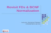 Revisit FDs & BCNF Normalization