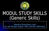 Medical Education Unit Dr.  Isti Ilmiati Fujiati , MSc.CM-FM,  MPd.Ked .