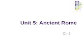 Unit 5: Ancient Rome