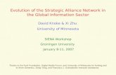 Evolution of the Strategic Alliance Network in the Global Information Sector David Knoke & Xi Zhu