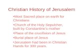 Christian History of Jerusalem