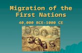 Migration of the First Nations
