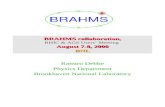 BRAHMS collaboration, RHIC & AGS Users’ Meeting  August 7-8, 2000 BNL