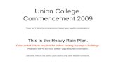 Union College  Commencement 2009