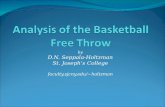 Analysis of the Basketball Free Throw