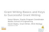 Grant Writing Basics and Keys to Successful Grant Writing