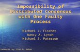 Impossibility of Distributed Consensus with One Faulty Process