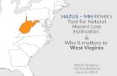 HAZUS – MH  FEMA’s  Tool for Natural Hazard Loss Estimation  & Why it matters to  West Virginia